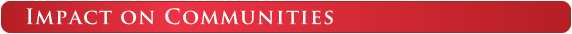 Impact on Communities