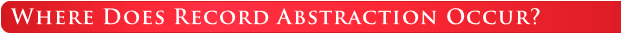 Where Does Record Abstraction Occur?