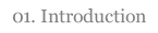 01. Introduction