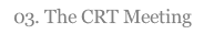 03. The CRT Meeting